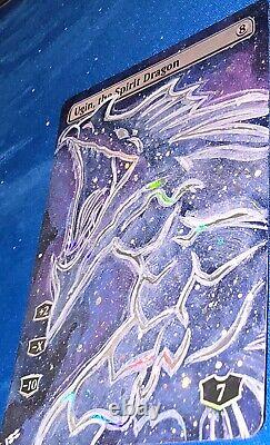 ALTERED Foil 1X Ugin, the Spirit Dragon magic the gathering hand painted DRAGON