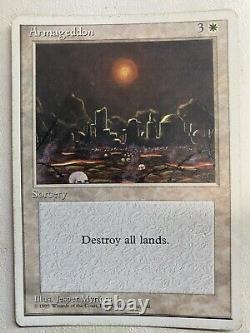 ARMAGEDDON 1995 Magic The Gathering ALTERNATE SP 4th Edition MTG Rare