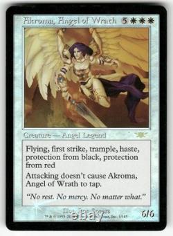 Akroma, Angel of Wrath (FOIL) 1 Rare Legions Magic The Gathering Lightly Played