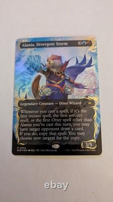 Alania, Divergent Storm (Borderless) (Raised Foil) Bloomburrow Foil