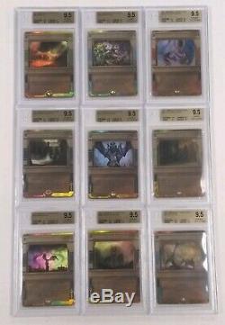 Amonkhet Thoughtseize 9.5 Gem Mint Complete Invocation Bgs Set Foil Masterpiece