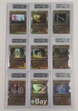 Amonkhet Thoughtseize 9.5 Gem Mint Complete Invocation Bgs Set Foil Masterpiece