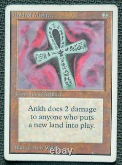 Ankh of Mishra Unlimited Edition MTG Magic the Gathering MP