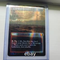 Arid Mesa- Tarkir Dragonstorm Borderless Dragonscale Foil (SPG 114) MTG