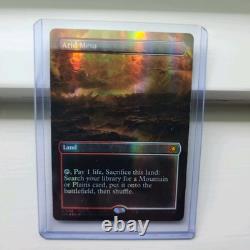 Arid Mesa- Tarkir Dragonstorm Borderless Dragonscale Foil (SPG 114) MTG