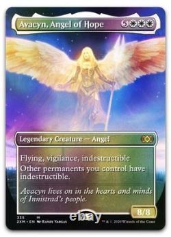 Avacyn, Angel of Hope (Borderless) #335 (Foil) (NM) Double Masters 2XM Magic MTG Avacyn, Angel of Hope (Borderless) #335 (Foil) (NM) Double Masters 2XM Magic MTG