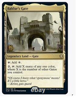 BALDURS GATE LAND PRERELEASE FOIL +10 Random Rares MTG Magic the Gathering