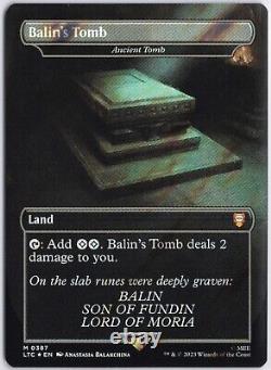Balin's Tomb Ancient Tomb (Surge Foil) 387 (M) MTG The Lord of the Rings (LTC)