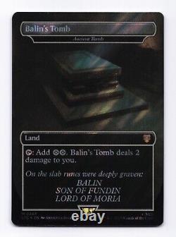 Balin's Tomb Ancient Tomb (Surge Foil) 387 (M) MTG The Lord of the Rings (LTC)