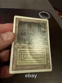 Bayou Revised Rare Dual Land MP Mtg Vintage Magic The Gathering Vertical Flaw