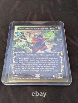 Bello, Bard of the Brambles Raised Borderless FOIL Bloomburrow MTG NM (0101)