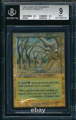 Bgs 9 Gaea's Cradle Foil 1998 Magic The Gathering Mtg #321 Promo Judge Rare Mint