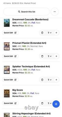 Big Secrets Strixhaven Lot! Pls Read Description