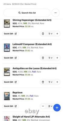 Big Secrets Strixhaven Lot! Pls Read Description