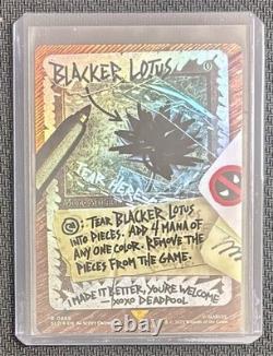 Blacker Lotus (Rainbow Foil) Secret Lair Drop Series Foil Near Mint