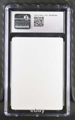 Blank Back Error Trinisphere Magic The Gathering MTG Fallout Misprint UB