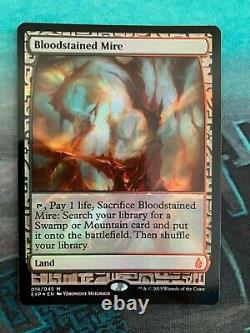 Bloodstained Mire Expedition Foil Masterpiece Mtg Magic the Gathering