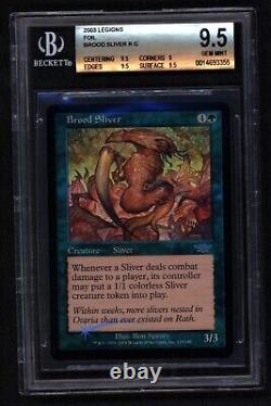 Brood Sliver foil Legions MTG Magic the Gathering BGS MINT 9.5