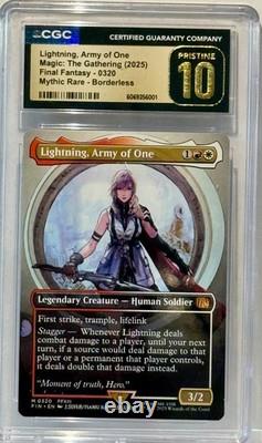 CGC PRISTINE 10 LIGHTNING, Army of One MTGFF (0320) Mythic RareBorderless