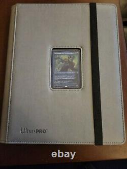 COMMANDER LEGENDS Full set 101 Etched Foil Pack2sleeve in ultra pro binder. MTG