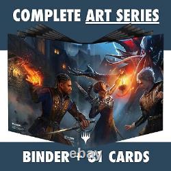 COMPLETE Baldur's Gate Set MTG Magic the Gathering Cards ART SERIES 81/81