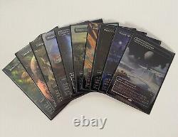 COMPLETE SET (10/10) FOIL BORDERLESS Shock Lands Unfinity MTG NM/MT Comb Ship