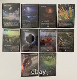 COMPLETE SET (10/10) FOIL BORDERLESS Shock Lands Unfinity MTG NM/MT Comb Ship