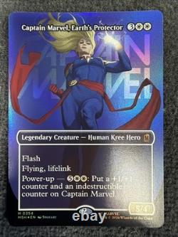 Captain Marvel, Earth's Protector Borderless Foil Magic The Gathering Marvel 1x