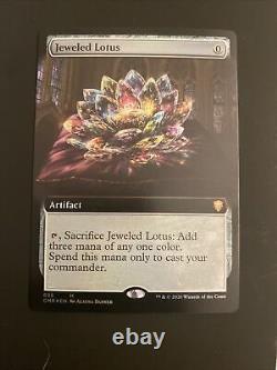 Card No. 125 Jeweled Lotus Extended Art Foil NM sidev