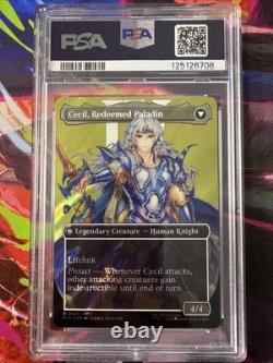 Cecil Dark Knight Borderless Surge Foil Final Fantasy #525 PSA 10 GEM MT