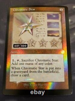 Chromatic Star SERIALIZED- 037/500 MISCUT MTG The Brothers War Foil