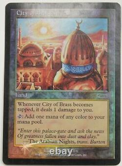 City Of Brass Junior Series Promo FOIL Water Damaged Magic The Gathering MTG