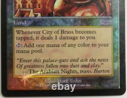 City Of Brass Junior Series Promo FOIL Water Damaged Magic The Gathering MTG