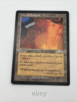 City Of Traitors Exodus 1998 Near Mint Never Played Magic The Gathering Mtg