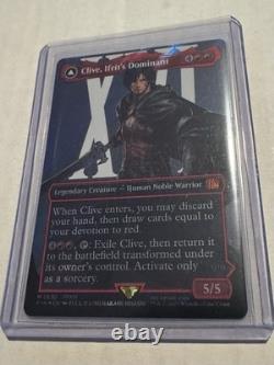 Clive, Ifrit's Dominant (Borderless) (Surge Foil) #530 Final Fantasy Foil MTG