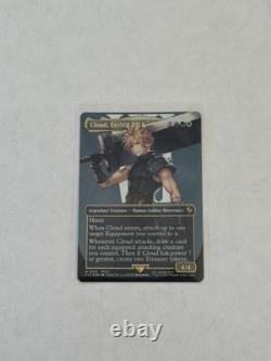 Cloud, Ex-SOLDIER (Borderless) Commander Final Fantasy Foil