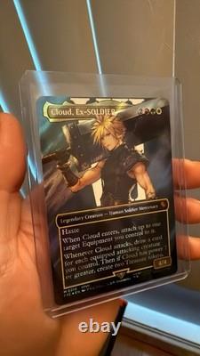 Cloud, Ex-SOLDIER (Borderless) (Surge Foil) Commander Final Fantasy Foil