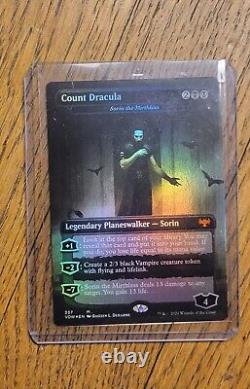Count Dracula FOIL (Sorin the Mirthless) Magic the Gathering nm mtg foil ext art