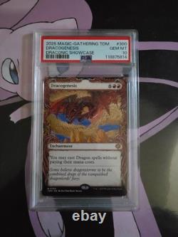 DRACOGENESIS Tarkir Dragonstorm Showcase PSA 10 (Pop 2) Magic The Gathering