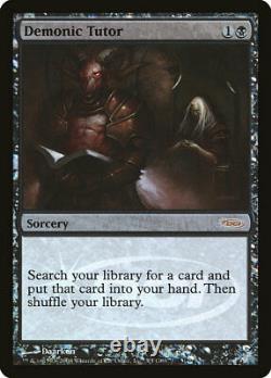 Demonic Tutor DCI Judge Promo Foil Mtg Magic The Gathering