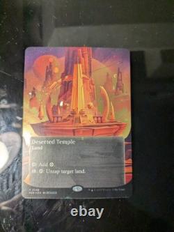 Deserted Temple (0146) (Borderless) -Edge of Eternities- (Galaxy Foil)(NM)