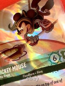 Disney Lorcana Artful Rogue Enchanted Foil Mickey Mouse 210/204 Pack Fresh