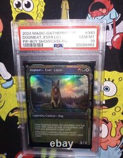 Dogmeat, Ever Loyal Foil Showcase 340 MTG Fallout PSA 10