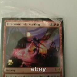 Draconic Intervention, Strixhaven, MTG, NM/M FOIL + GOLD STAMP 2021 Promo