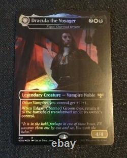 Dracula the Voyager BORDERLESS FOIL NM/M NM Edgar, Charmed Groom MTG Rare