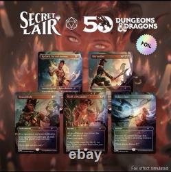 Dungeons & Dragons Secret Lair Drop Series Karlach's Rage Rainbow Foil Edition