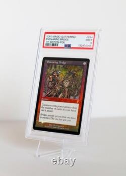 EXTREMELY RARE PSA 9 Foil Ensnaring Bridge #294 7th Edition Magic The Gathering