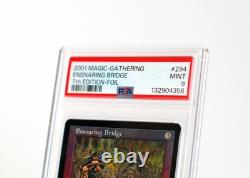 EXTREMELY RARE PSA 9 Foil Ensnaring Bridge #294 7th Edition Magic The Gathering