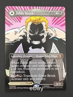 Eddie Brock / Venom, Lethal Protector Foil Showcase Marvel's Spider-Man NM MTG