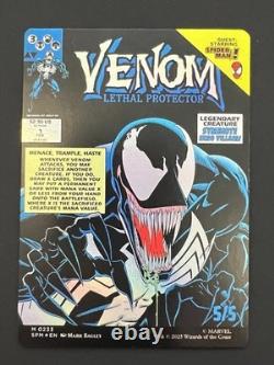 Eddie Brock / Venom, Lethal Protector Foil Showcase Marvel's Spider-Man NM MTG